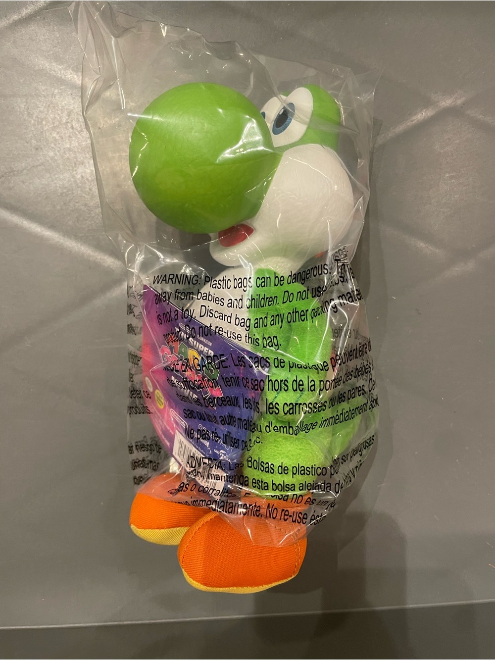 Nintendo The Super Mario Galaxy Movie – 9” Plush Yoshi Exclusive NWT